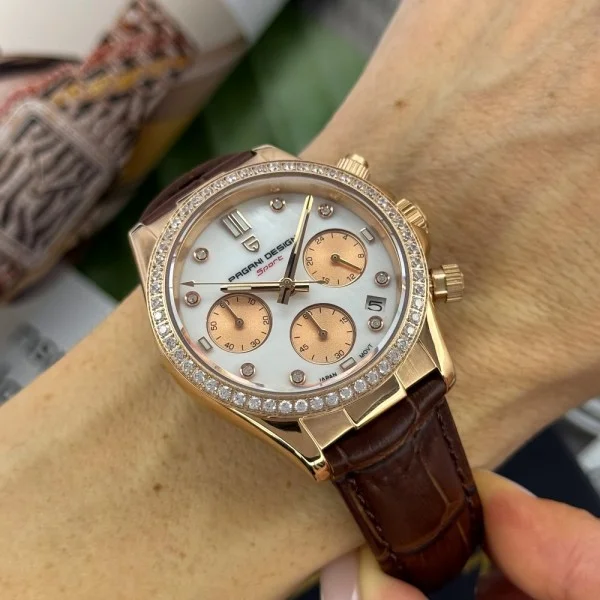 Жіночий годинник Pagani Design PD-1730 Gold-Brown фото 3